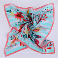 Excelente calidad Hand Made Paint Fashionable Lady Silk Scarf